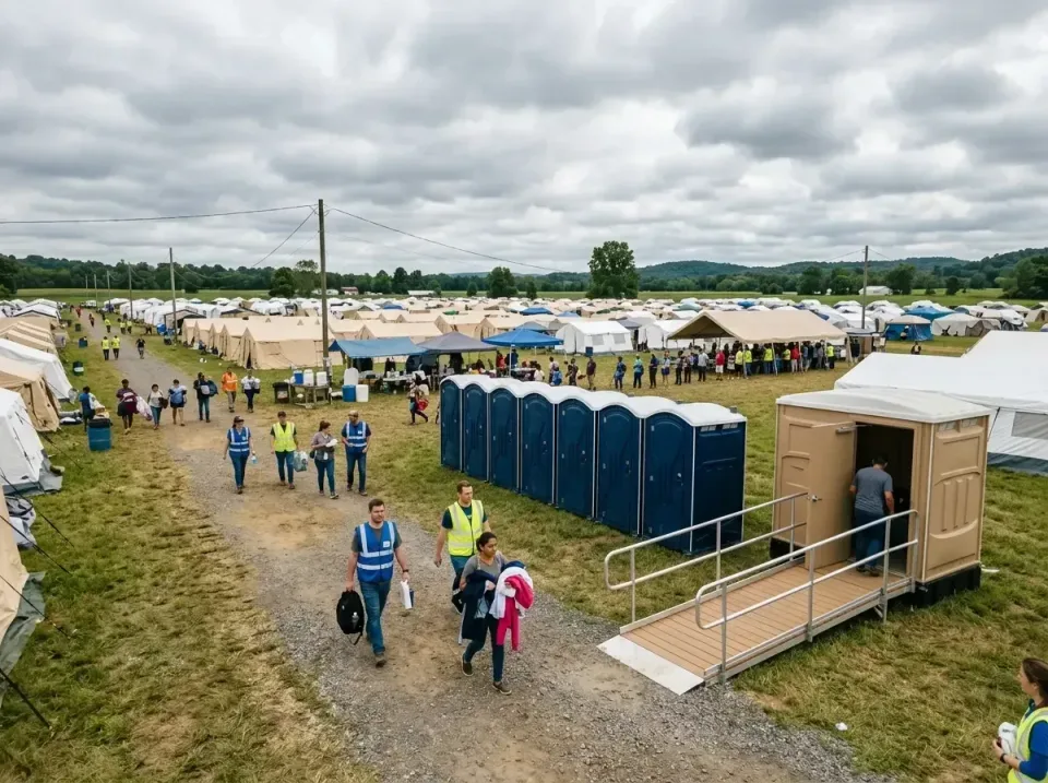 disaster-relief-camp-restrooms-010 — frequently asked questions, Dumpster & Portable Bathrooms Rental in Church Hill, TN